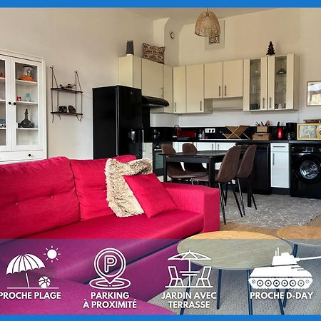 Les Douves Duplex 5 Personnes Lumineux Avec Jardin Et Terrasse Amenagee , Vue Sur Chateau A 5Mn De La Mer, Proche Omaha Beach Et Bayeux Commes Екстериор снимка